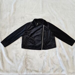 LC Lauren Conrad Black Velvet Jacket